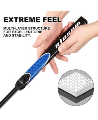 Golf Putter Grip 87g Midsize Non Slip PU Lightweight Advanced Surface Texture Extreme Grip Comfort Non-Slip 6 Colors 2 double sided tape