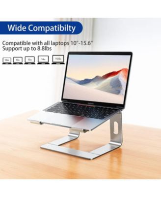 LS03 Aluminum Laptop Stand, Ergonomic Detachable Computer Stand, Riser Holder Notebook Stand Compatible with Air, Pro, Dell, HP, Lenovo More 10-15.6" Laptops