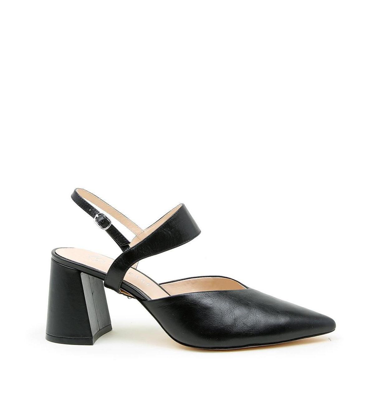Women's Black Elsie Customizable V Mules - Black