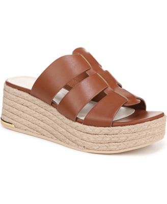 Franco Sarto - Women's Tevin Open Square Toe Espadrille Slide Platform Sandals