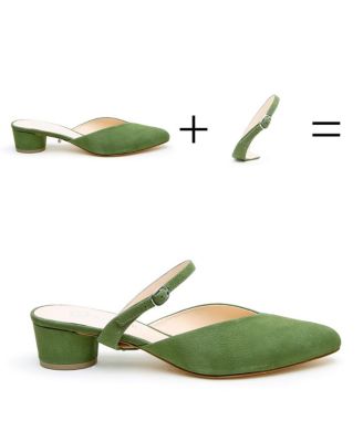 Women's Moss Twiggy Customizable V Slides