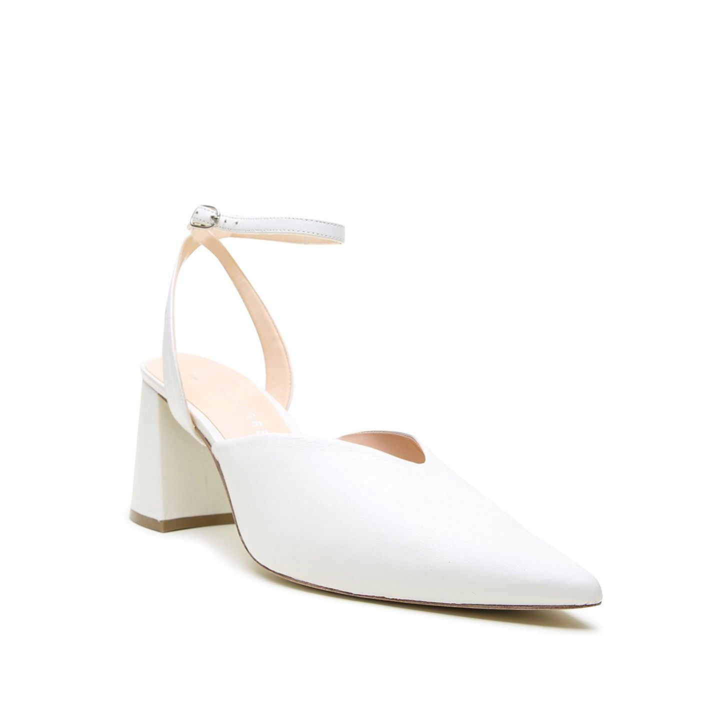 Женские сабо Alterre White Marilyn Customizable Bridal V Mules, цвет: Белый — фото 10