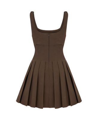 Women's Corset Look Mini Dress