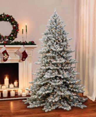 Puleo Pre-lit Artificial Fir Tree 7.5 ft