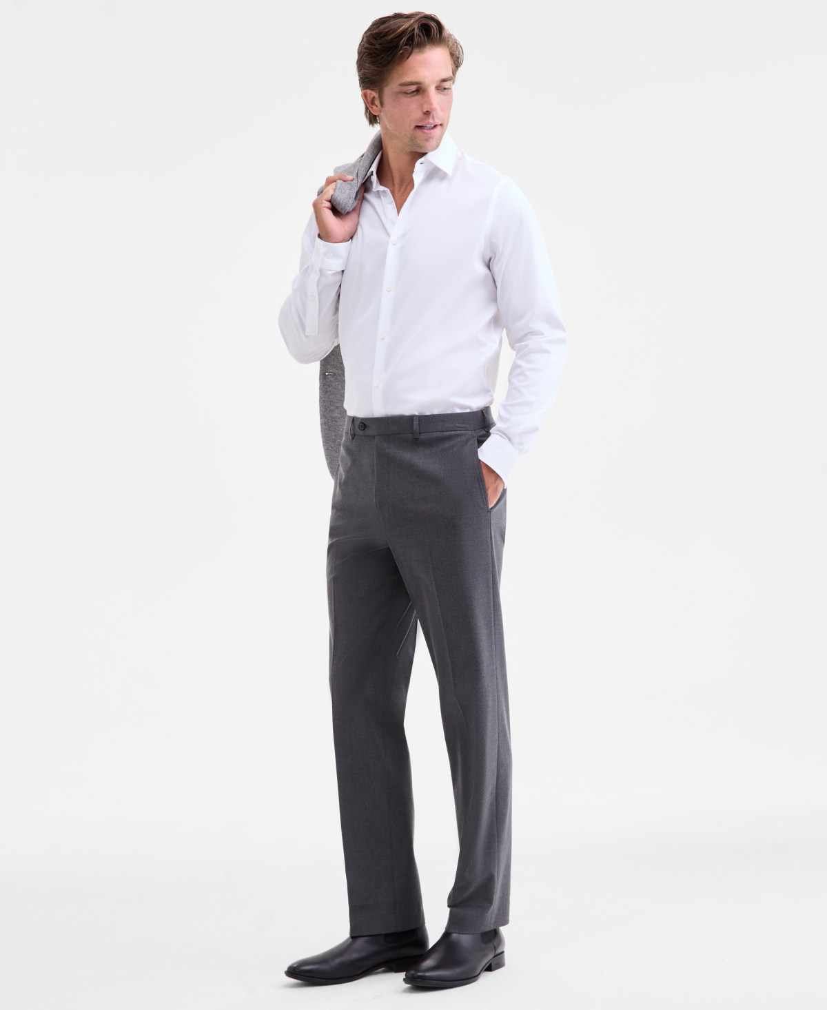 Michael Kors Men's Classic Fit Fall Pattern Pants In Animal Print