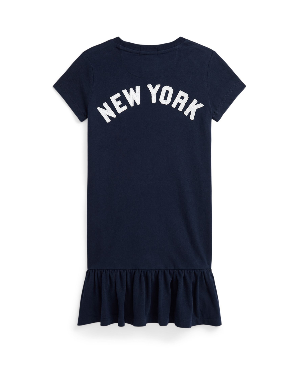 Polo Ralph Lauren Big Girls  Yankees Dress In Aviator Navy