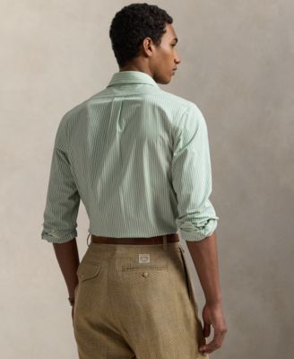 Men's Classic-Fit Gingham Stretch Poplin Shirt