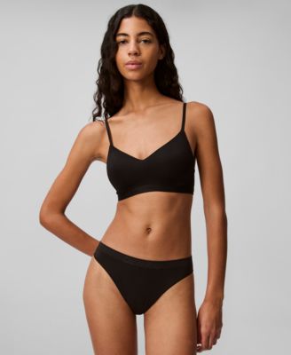 Women's Bonded Flex Thong Underwear QD3958