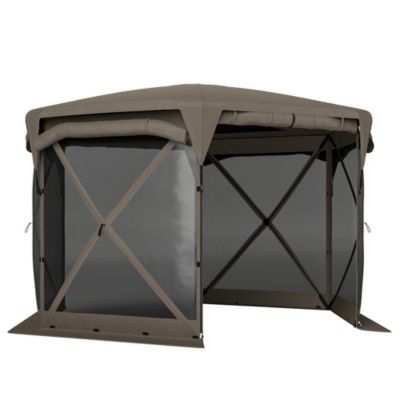 11ft Pop Up Gazebo Screen Tent with Removable Roof