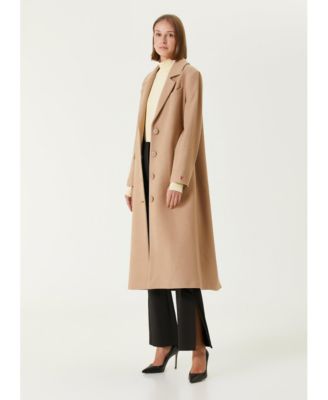 Women's Wool-Cashmere Blend Coat
