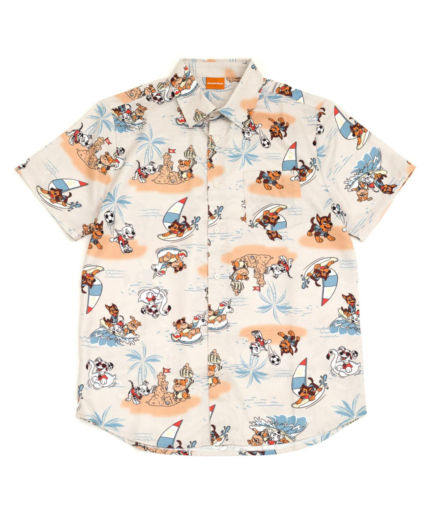 Boys Matching Family Hawaiian Button Down Dress Shirt