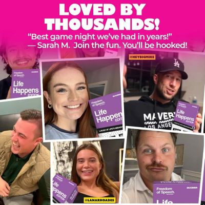 Freedom of Speech Card Board Game - Life Happens & Modern Edition for kids 8-12 and adults