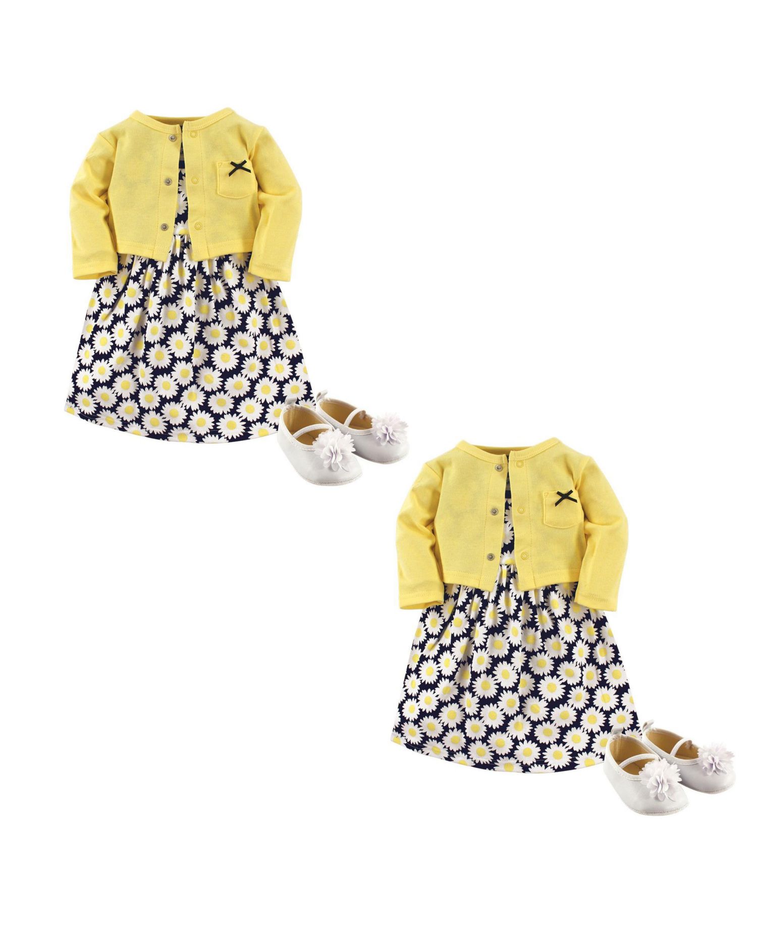 Cardigan, Dress and Shoes