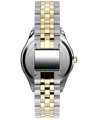 Women's Quartz Analog Two-Tone Stainless Steel Watch, 34mm