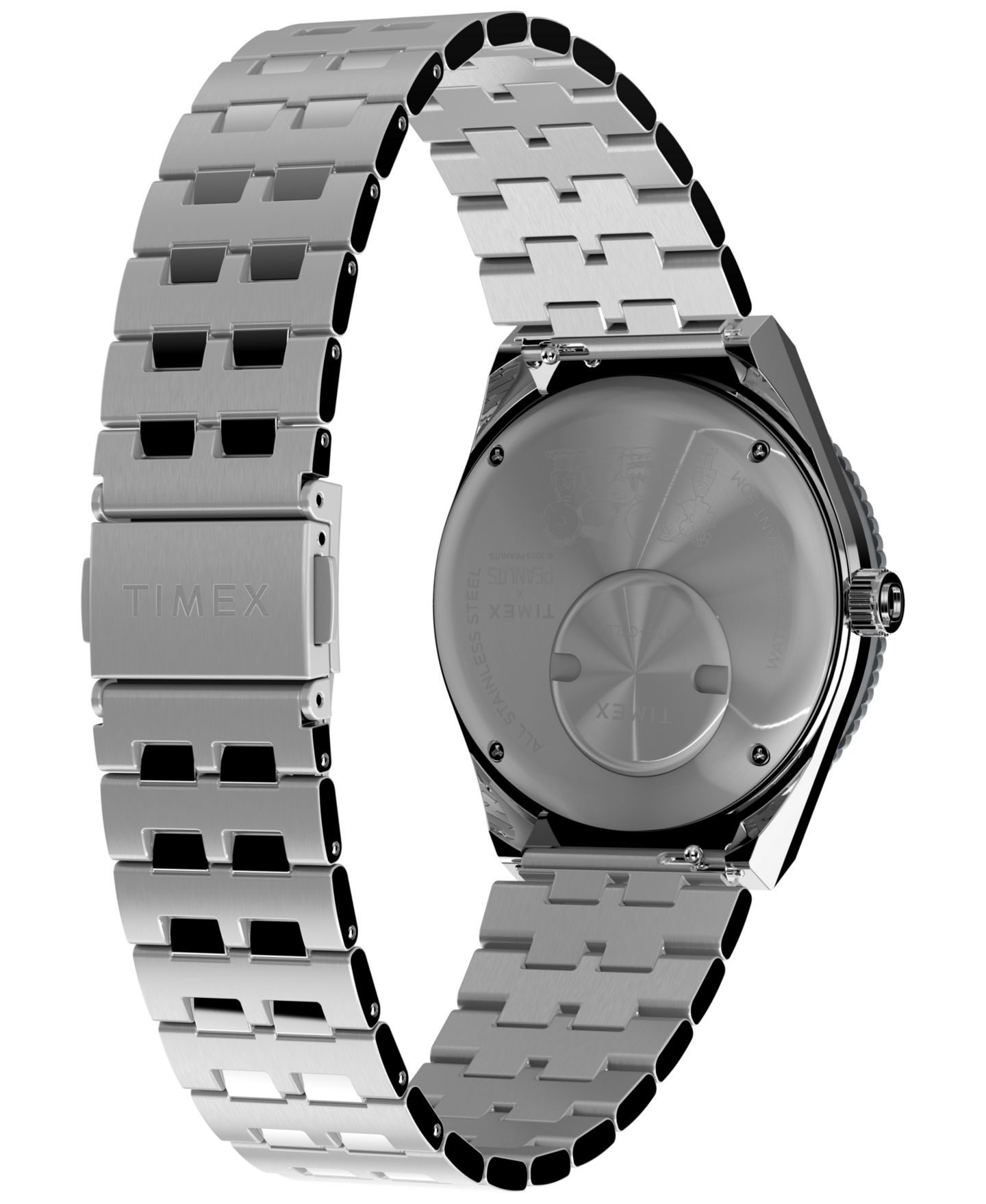 Мужские часы Timex Quartz Analog Silver-Tone Stainless Steel Watch, 38mm — фото 4
