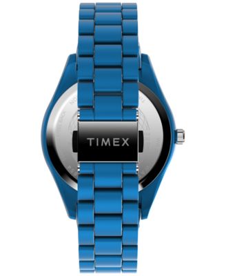 Men's Quartz Analog Blue Stainless Steel Watch, 42mm