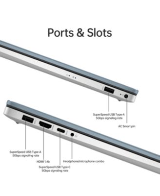Essential 17.3" Daily Traditional Laptop Intel Core 7 150U 8GB RAM Intel Integrated Graphics 512GB SSD Storage Windows 11 Home FHD 60Hz - Blue