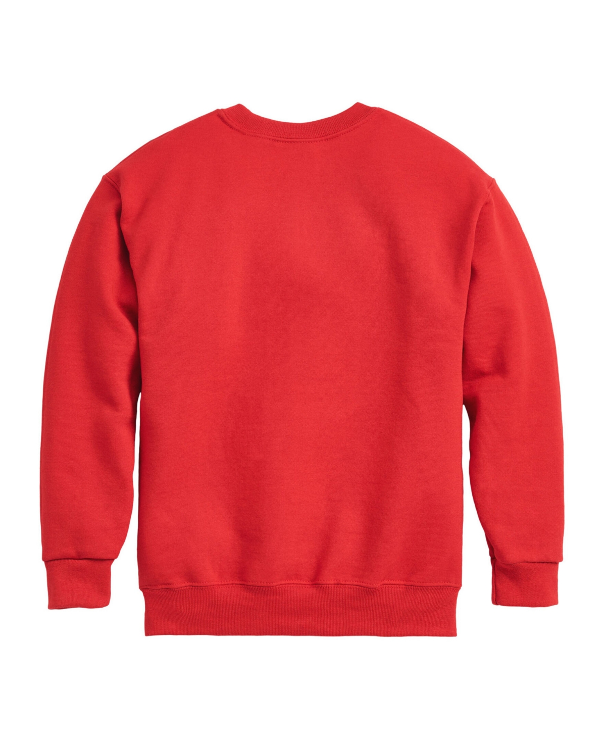 Hybrid Big Boys Nascar Racing Logo Graphic Crew Fleece Sweatshirt In Red