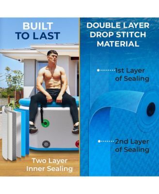 Inflatable Cold Plunge Tub - Oversized Ice Bath for Recovery & Therapy