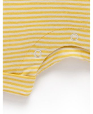 Baby Yellow Striped Short Romper