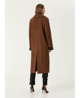 Women's Wool-Cashmere Blend Coat
