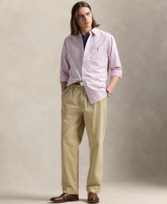 Men's Classic-Fit Striped Oxford Shirt