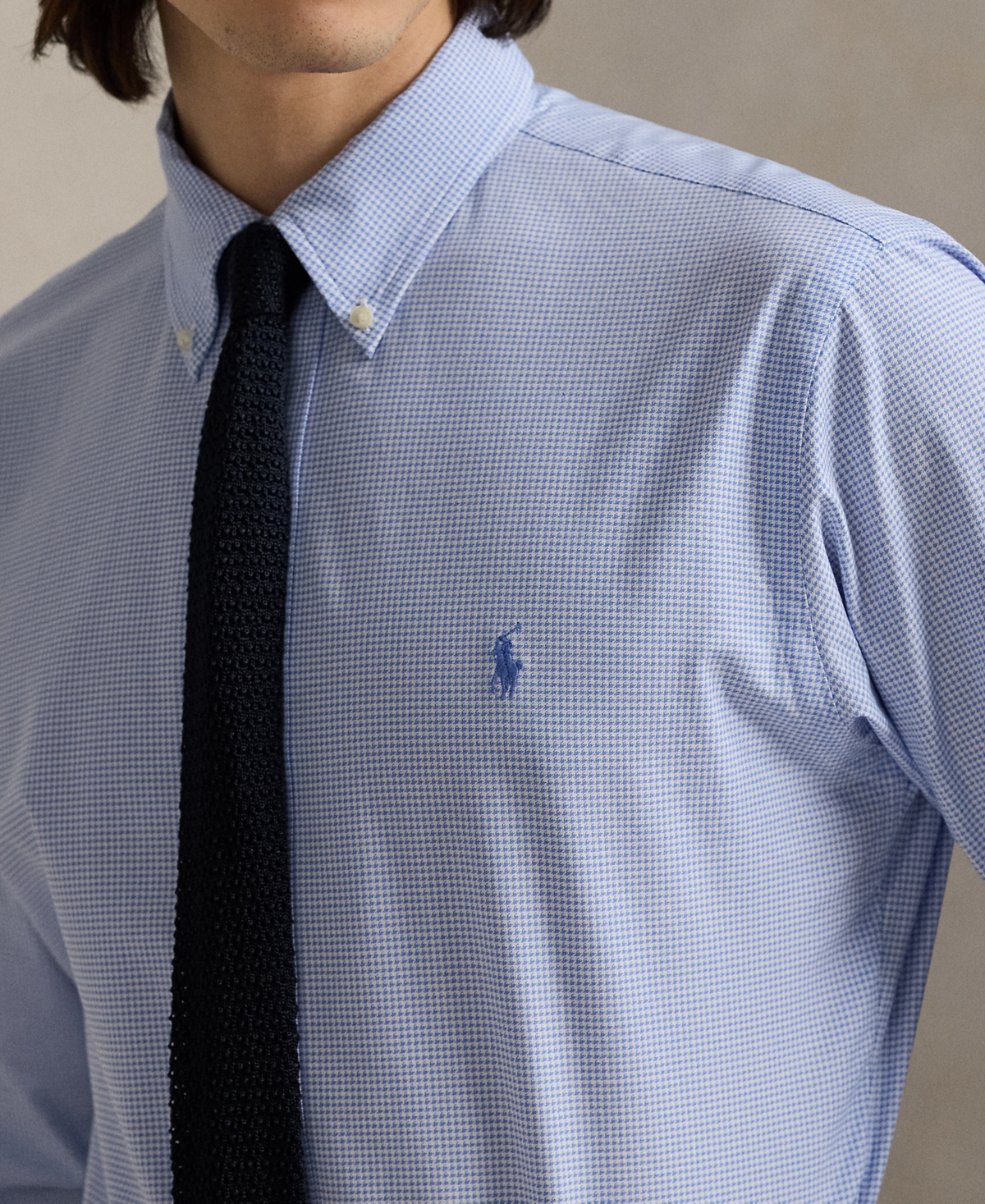 Polo Ralph Lauren Men's Classic-fit Stretch Poplin Shirt In Blue