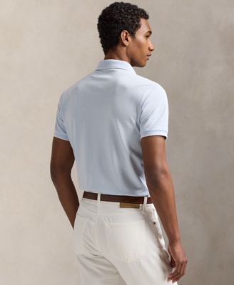 Men's Classic Stretch Oxford Mesh Polo Shirt