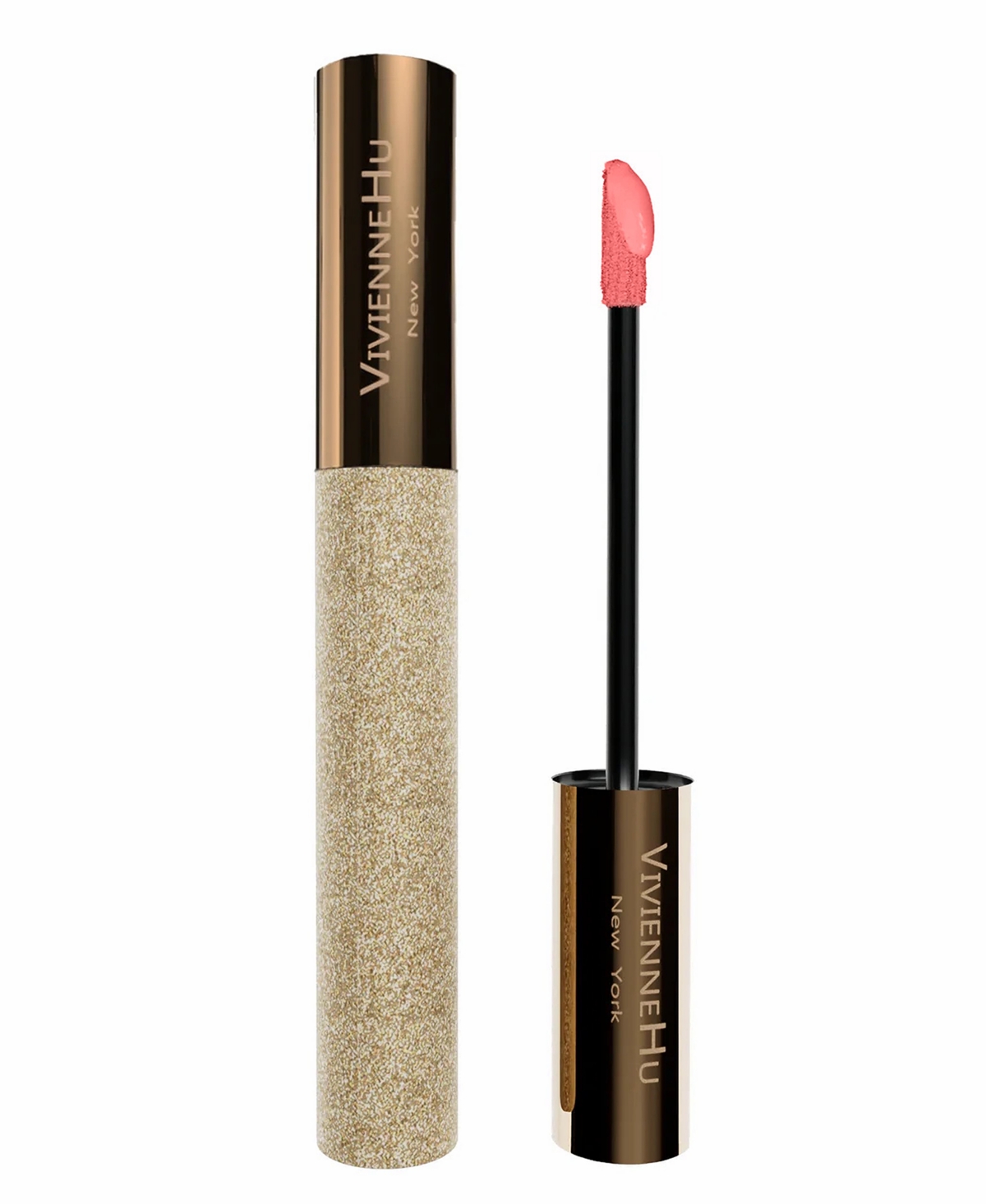 Shop Vivienne Hu Goldsand Max Shine Lip Gloss, 0.15 Oz. In 603 Berry Bliss