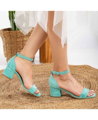 Iva Low Block Heel Sandals