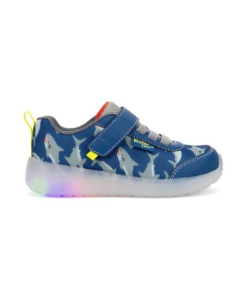 Кроссовки Western Chief Lighted Flash Feet Sneaker для мальчиков, цвет: Синий