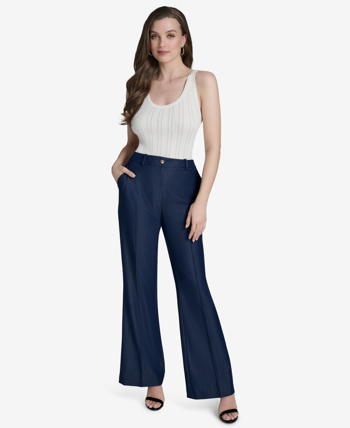 HALSTON WOMEN'S FLARE PANTS 