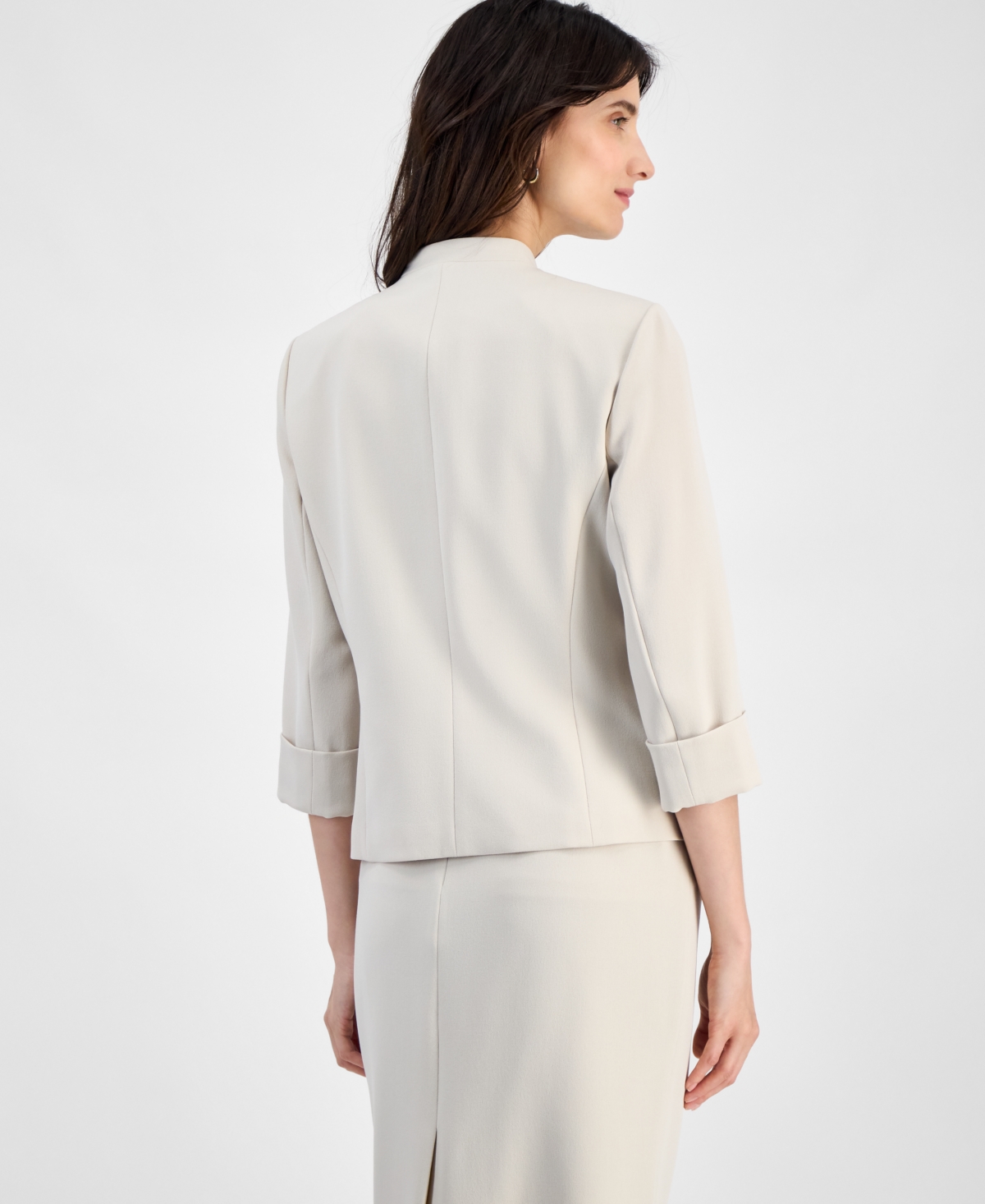 Kasper Crepe Cardigan Jacket, Regular & Petite Sizes
