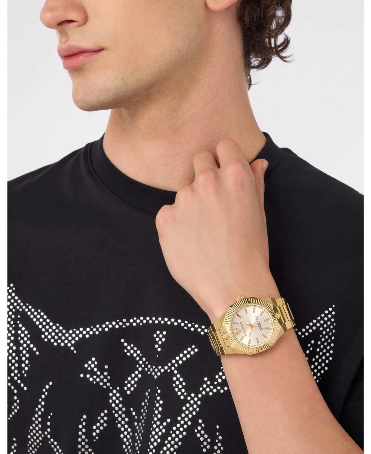 Plein Sport Metronaut Bracelet Watch In Gold