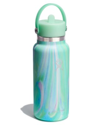 Jelly Wide Flex Straw Water Bottle with Cap, 32 oz.