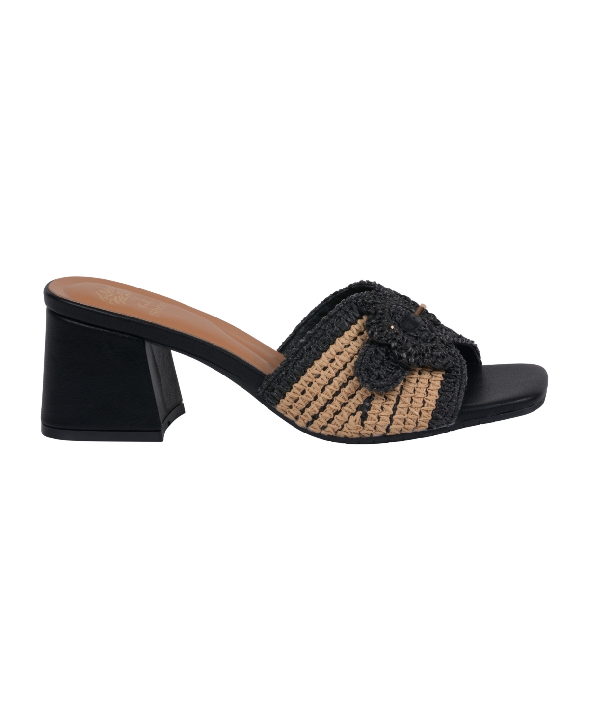 Gc Shoes Liza Block Heel Sandal In Black