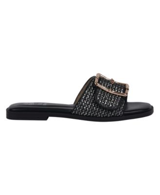 Women's Indie Woven Buckle Flat Sandals
