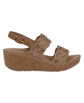 Women's Alexia Embellished Wedge Sandals