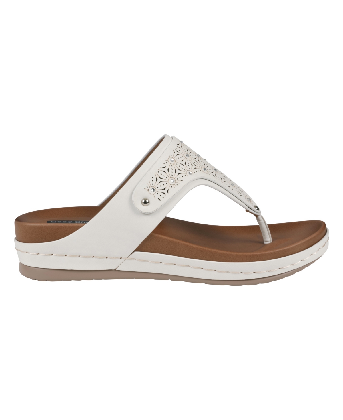 GC SHOES WOMEN'S TANI THONG WEDGE SANDALS 
