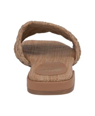 Women's Kendra Woven Single Band Flat Sandals