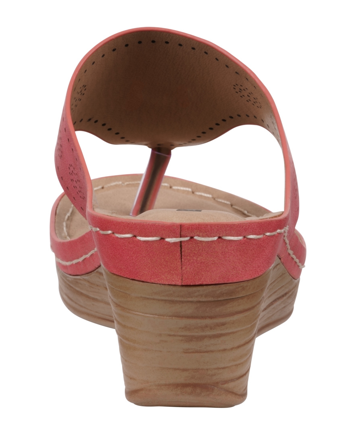 Gc Shoes Willa Flower Wedge Sandal In Red