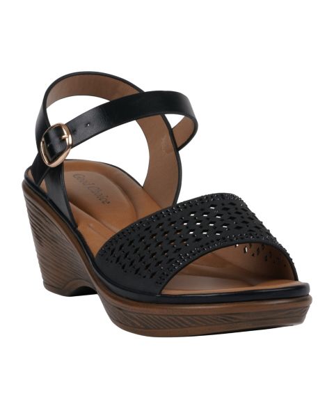 Женские сандалии GC Shoes West Wedge, цвет: Чёрный
