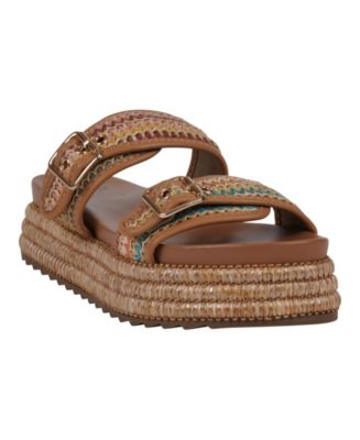 【PORTERNA】Lond rattan sandals Amazon.com | XOEKD Women Platform Rattan Woven Slip on