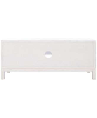 2-Door 1-Shelf Wood Storage Cabinet – Media Stand