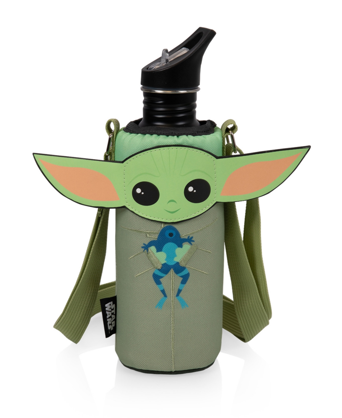 Oniva Star Wars Mandalorian Grogu Bottle Cooler Tote Set, 24 Oz. In Green