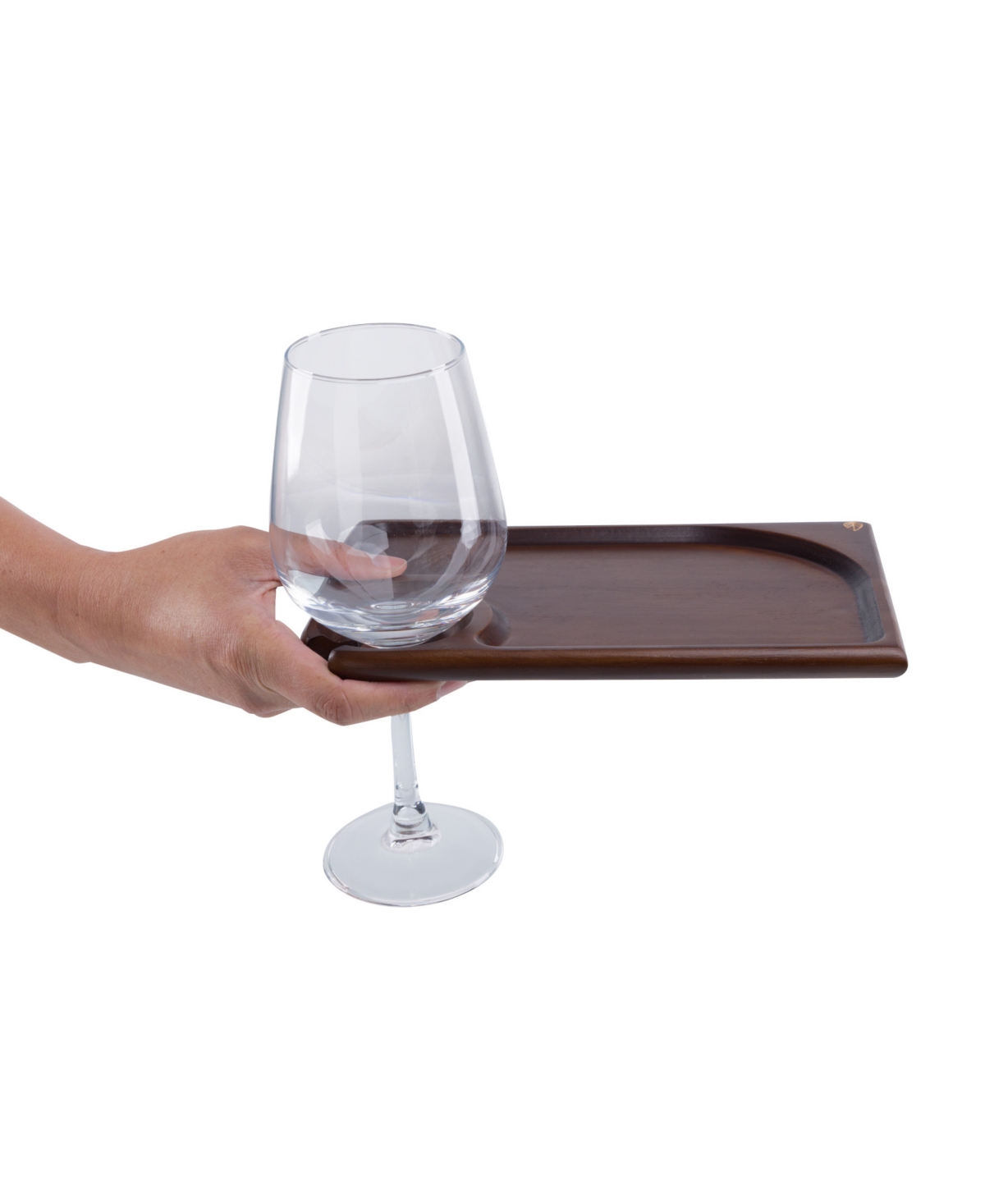 Toscana Set Of 4 Rectangle Wine Appetizer Plates In Brown