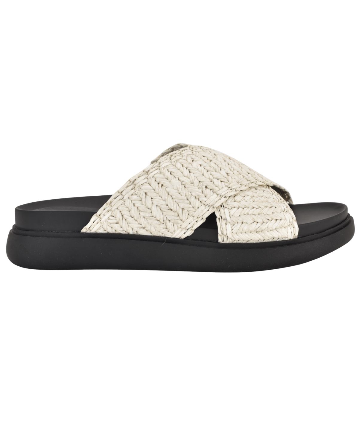 Calvin Klein Pacen Slide Sandal In White