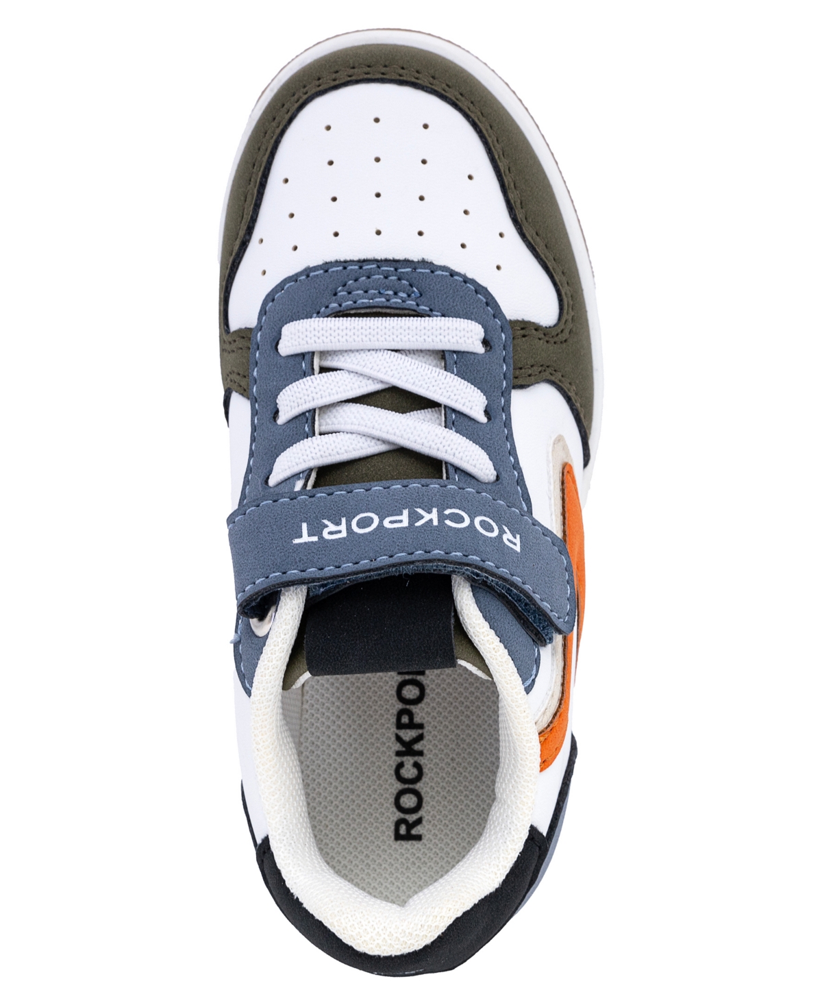 Rockport Toddler And Little Boys Hoffman Casual Sneakers In White Multi