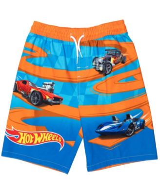 Boys UPF 50+ Pullover Rash Guard and Swim Trunks Outfit Set to
