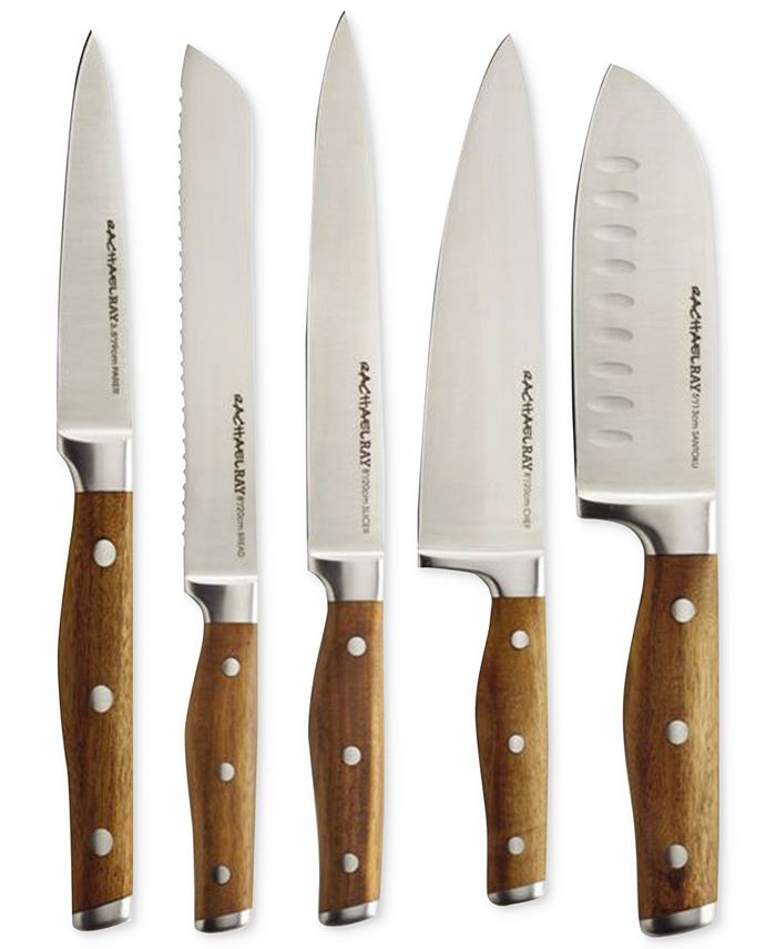Rachael Ray Stainless Steel 3-Piece Chef Cutlery Set - Macy's